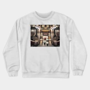 Door to the caryatids of the opera garnier Crewneck Sweatshirt